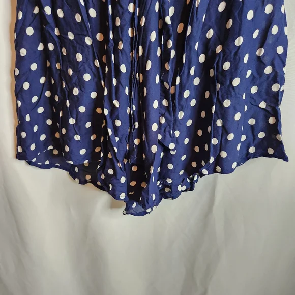 Anthropologie Polka Dot Tie Waist Midi Skirt  Size Small - Picture 7 of 9